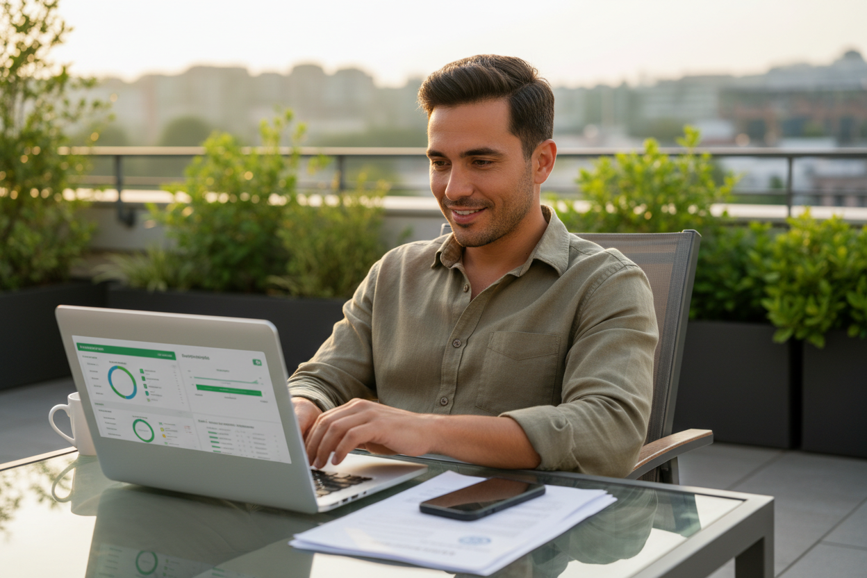 giovane professionista pianifica strategia aziendale oro fisico - Truffa Oro €90M Milano: 7 Segnali Per Scegliere Fornitore Sicuro