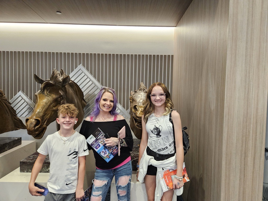 Veteran smiling at the tailgate