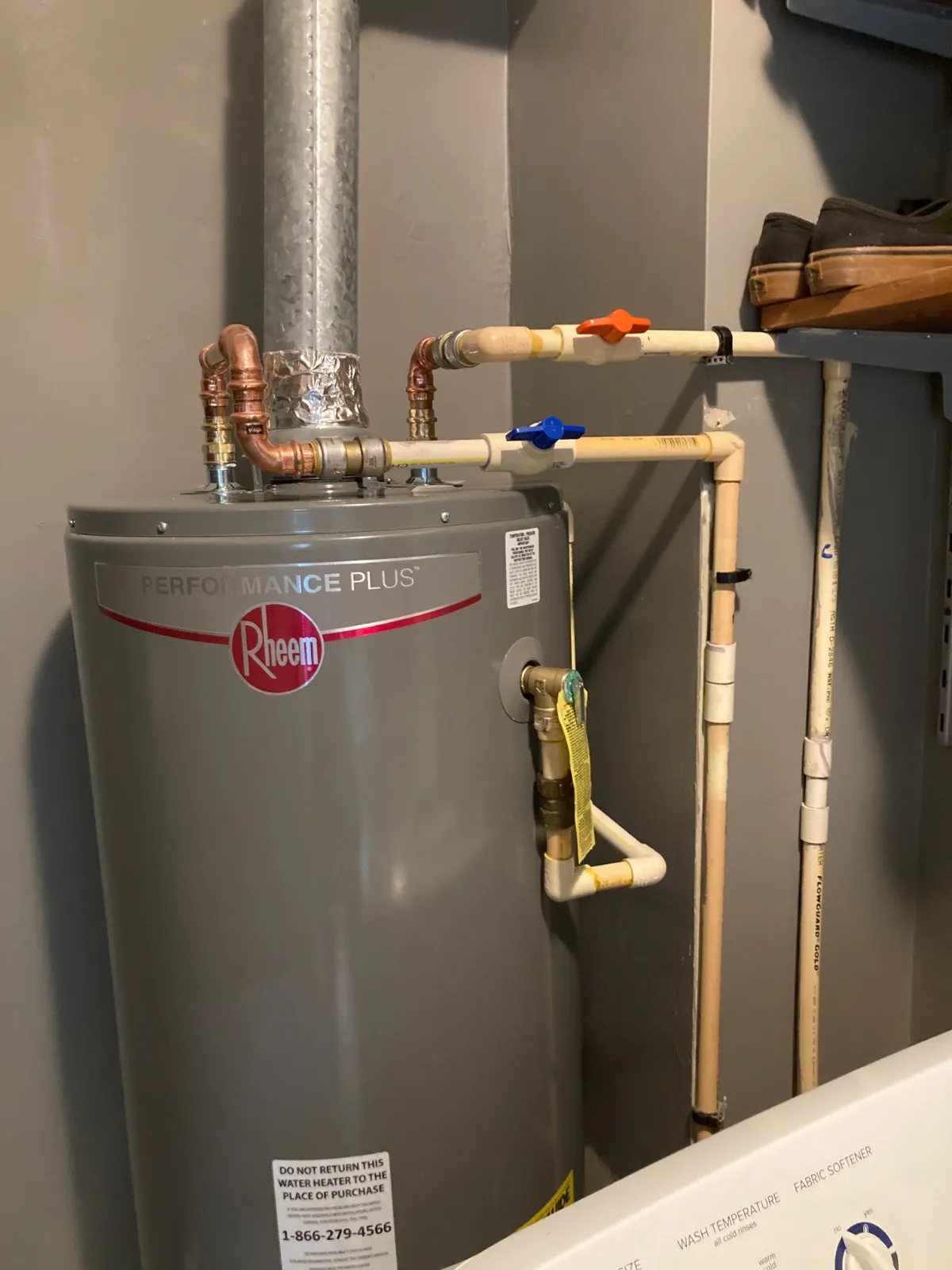 Newly installed water heater by Alpharetta Area Handyman Newly installed water heater by Alpharetta Area Handyman