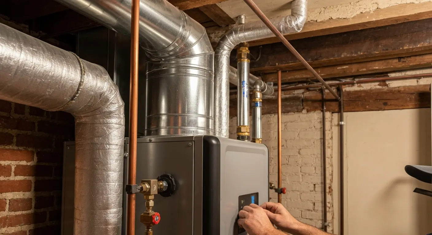 HVAC installation in Rittenhouse condo