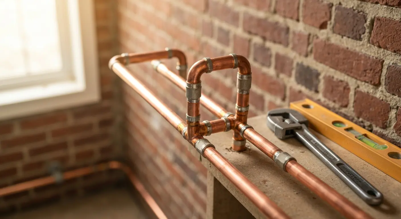 Plumbing work in Francisville home