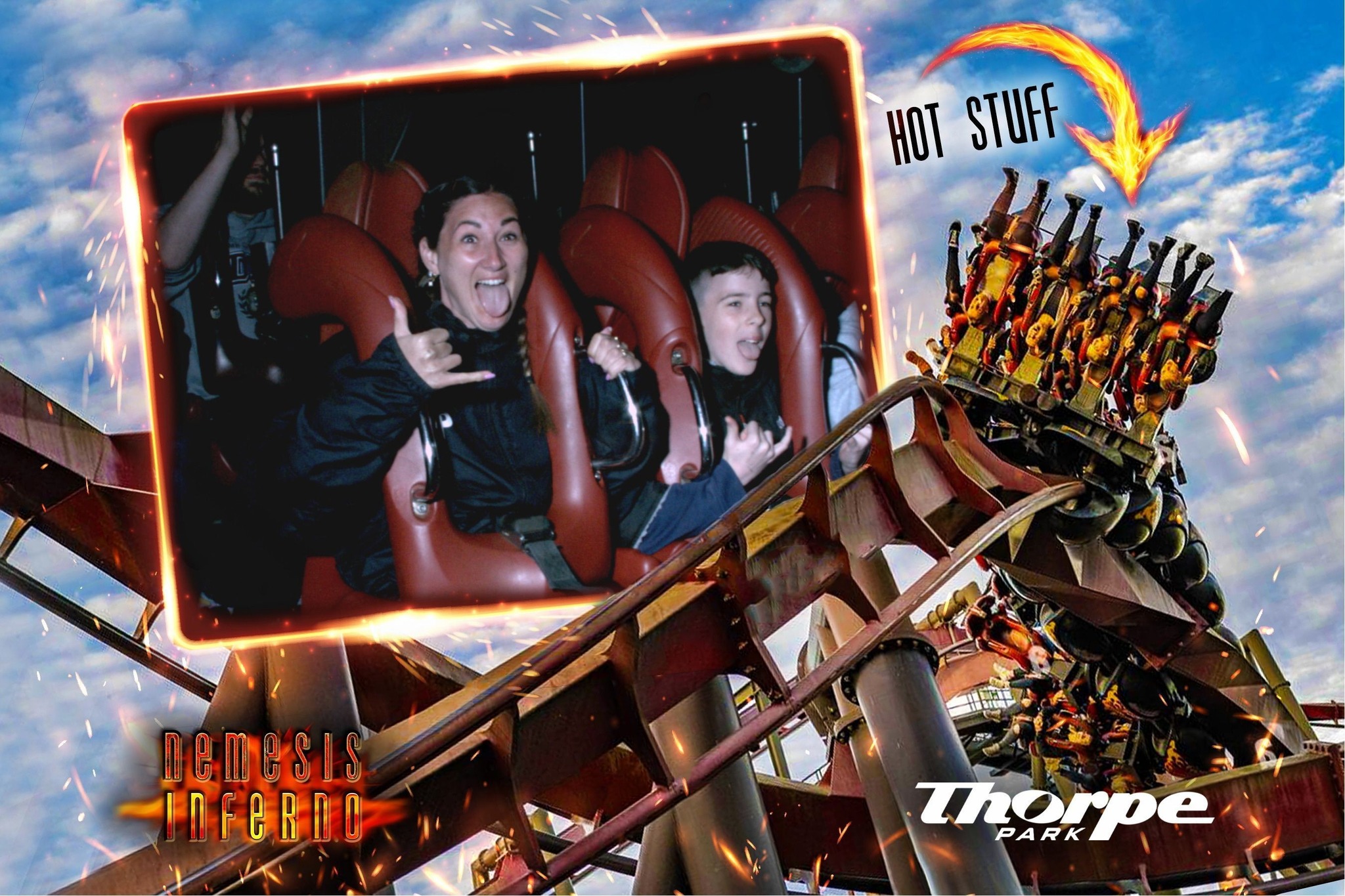 Thorpe park on ride image Thorpe park on ride image