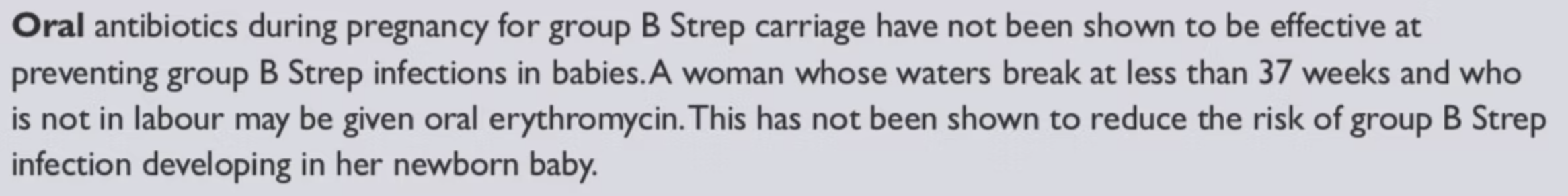B strep B strep