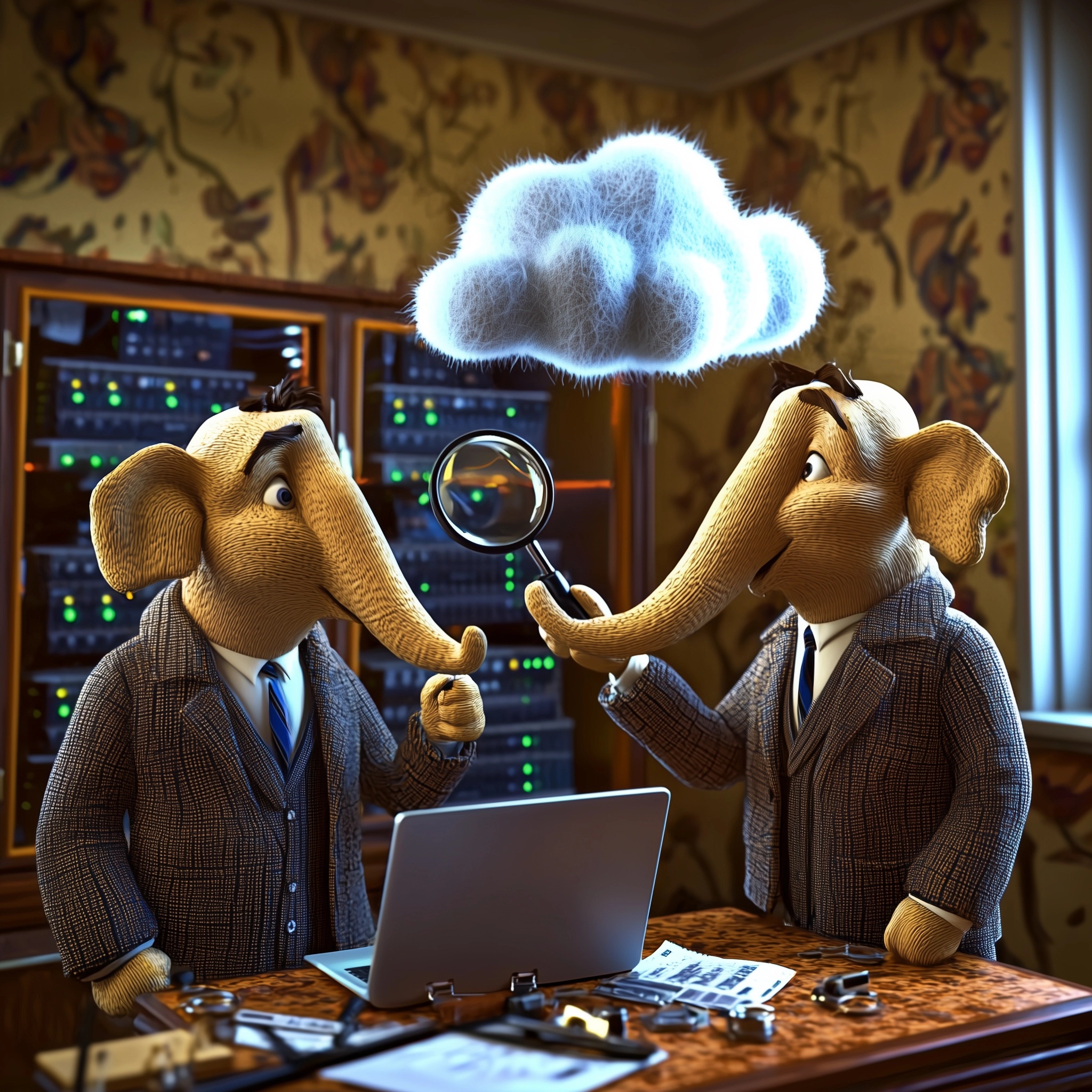 Cloud Elephants Reputation Management service visual.