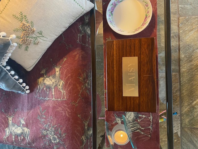 A little Birthday "altar"