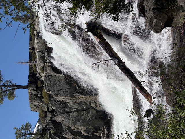 here was video of the falls but it wouldn't send!