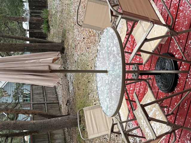 Hail in July??