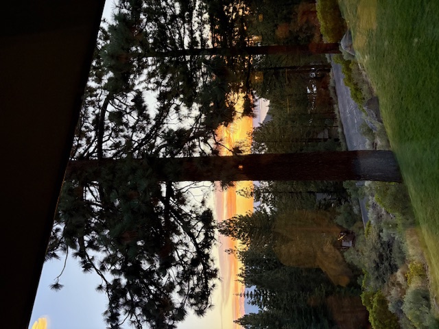 Great dinner, spectacular view