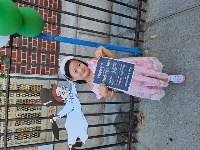 Hayley's first day of Kindergarten, we hope you LOVE school! Hayley's first day of Kindergarten, we hope you LOVE school!