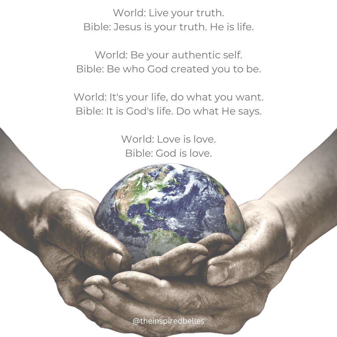 What The World Says Versus What God Says