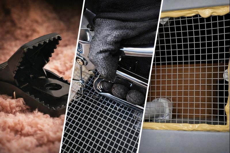 Rodent control work including traps, attic activity, and sealed vents on Arizona homes