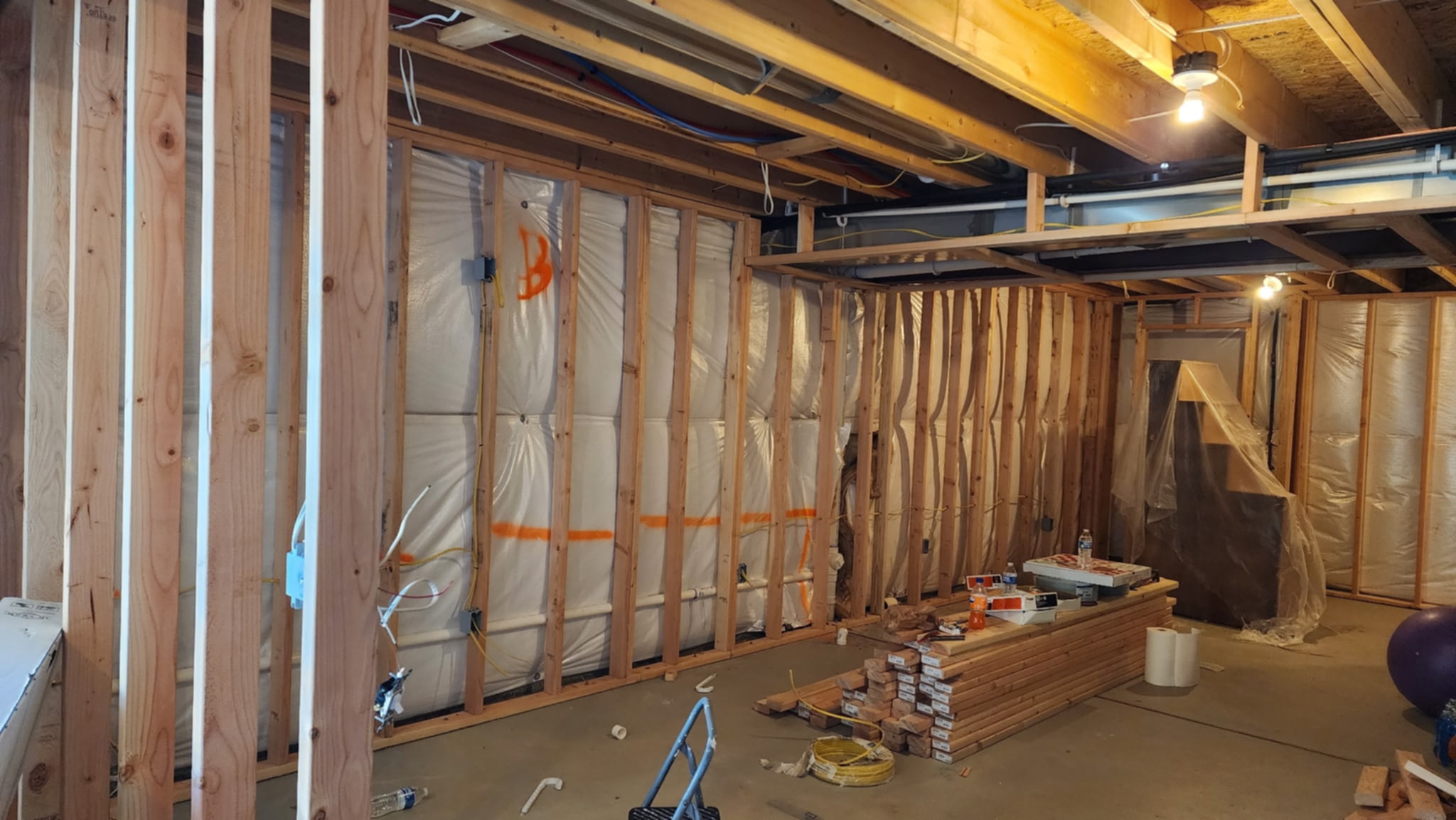 Clean transitions and trim details along flooring