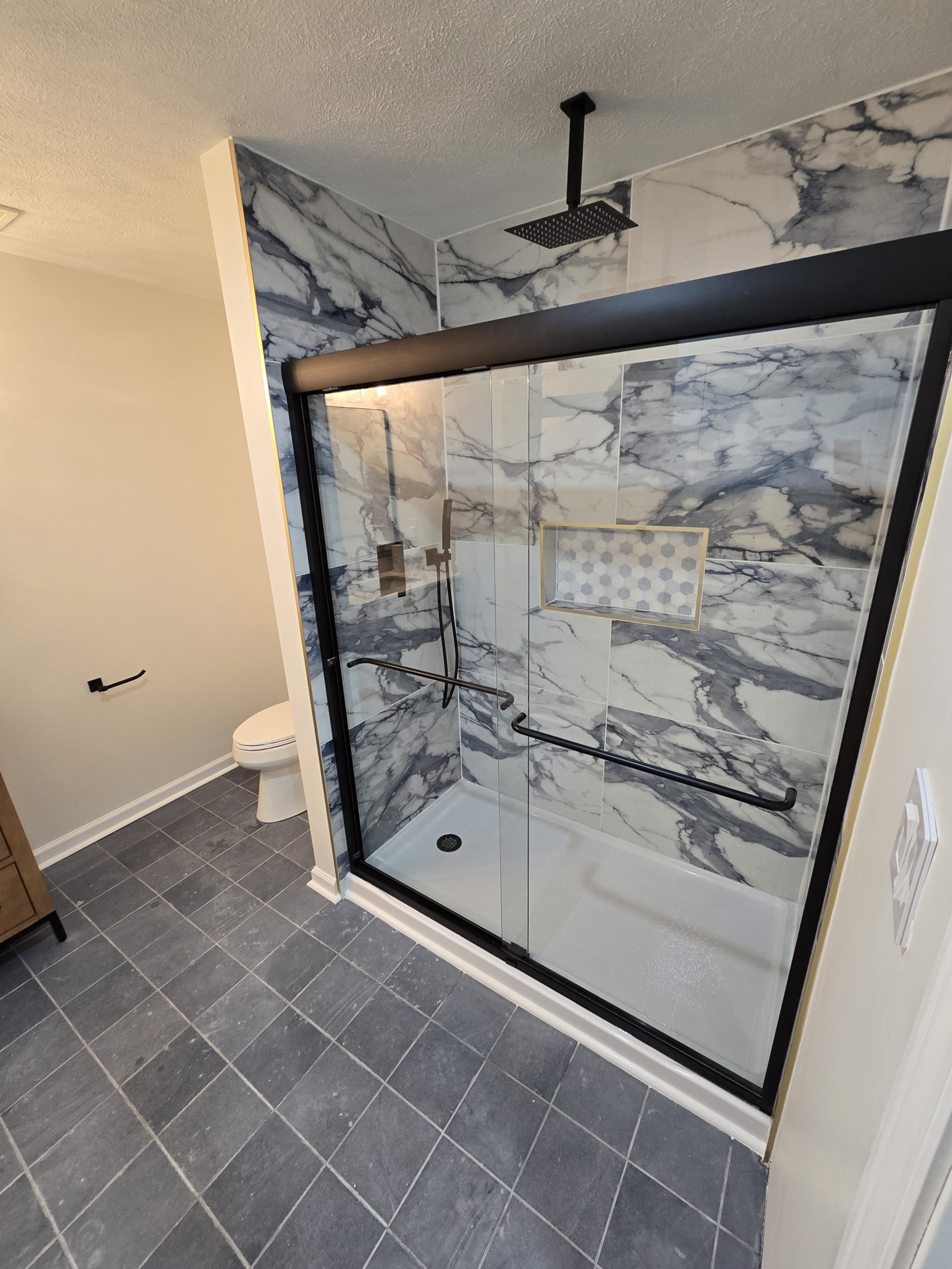 Open concept layout after full finish