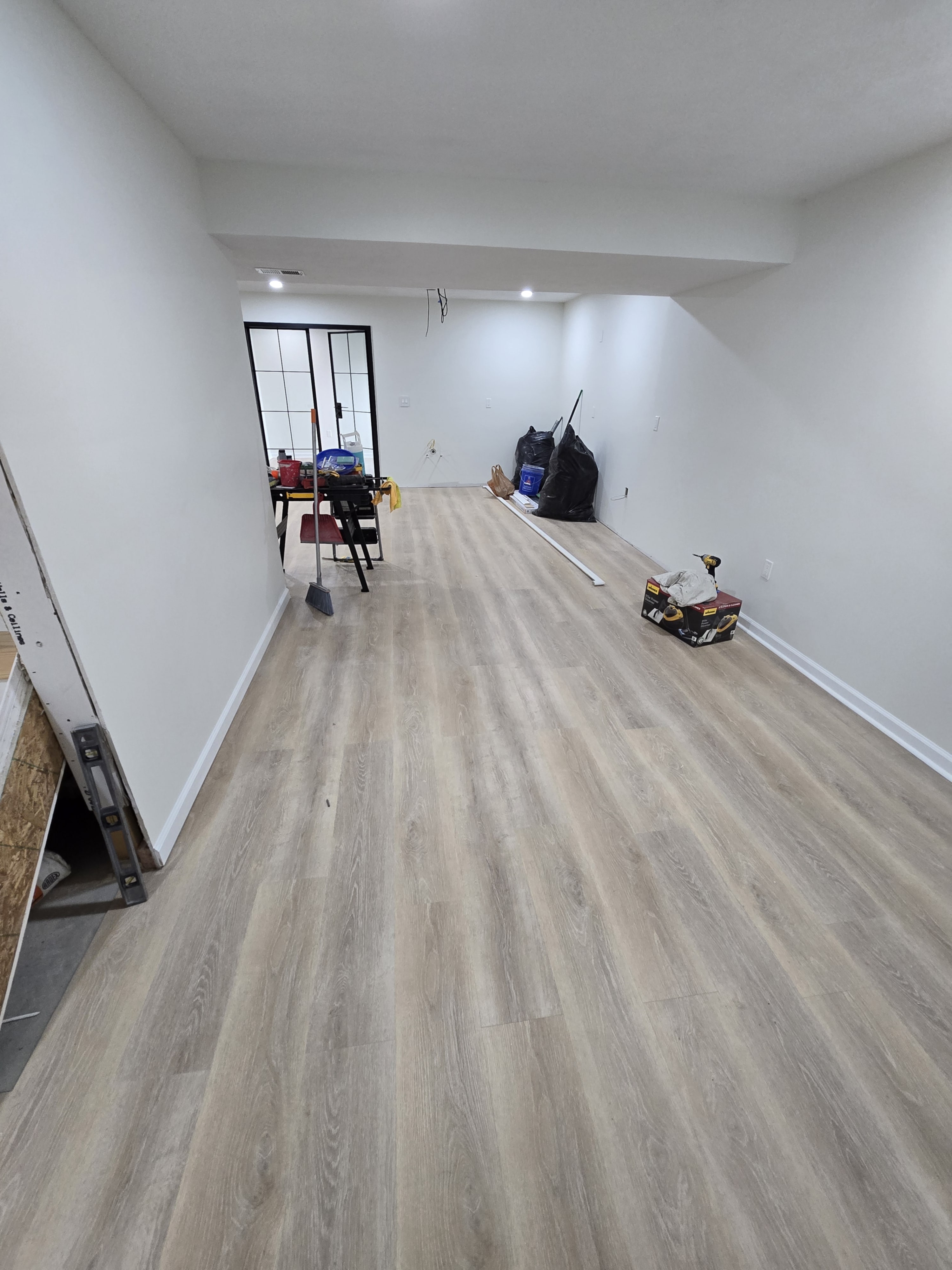 Closet/storage upgrade maximizing usable space