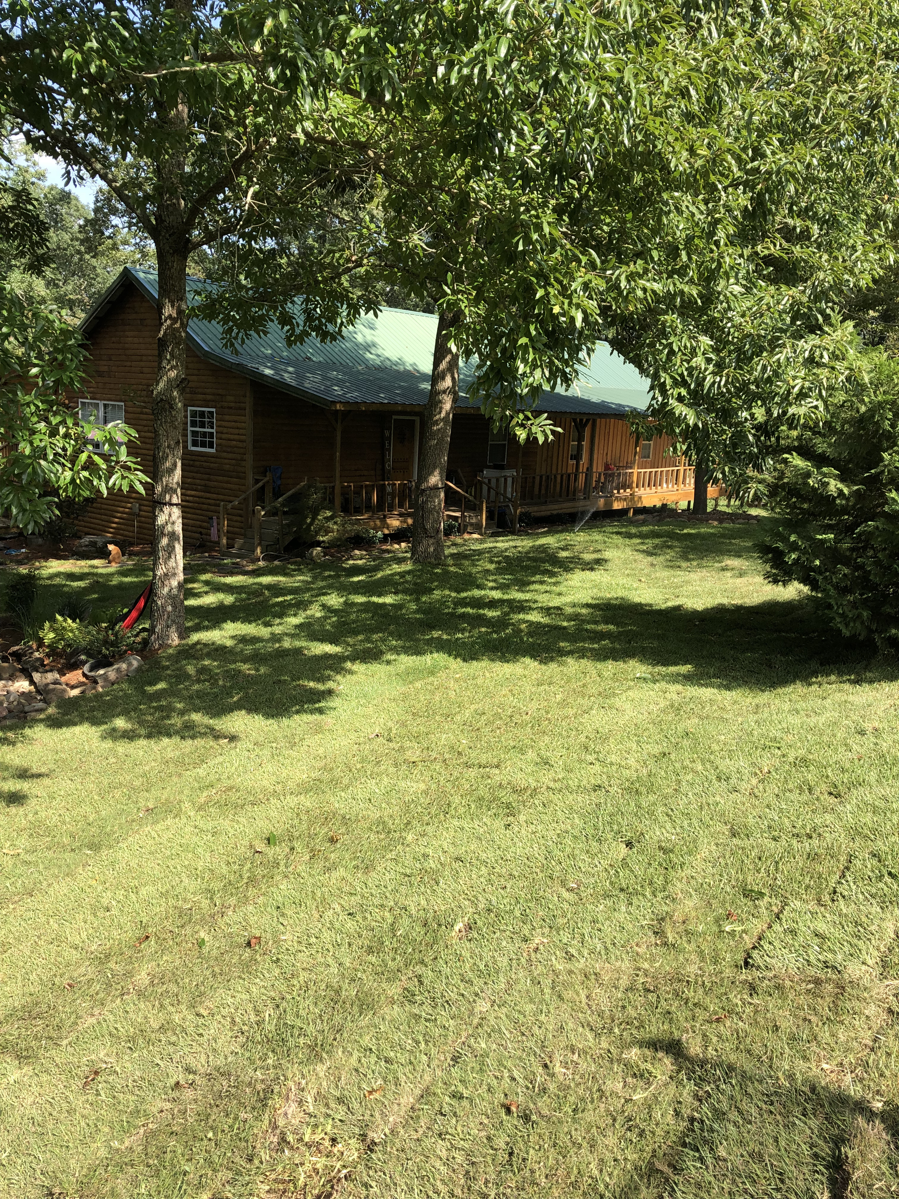fresh sod on a home in Dubach