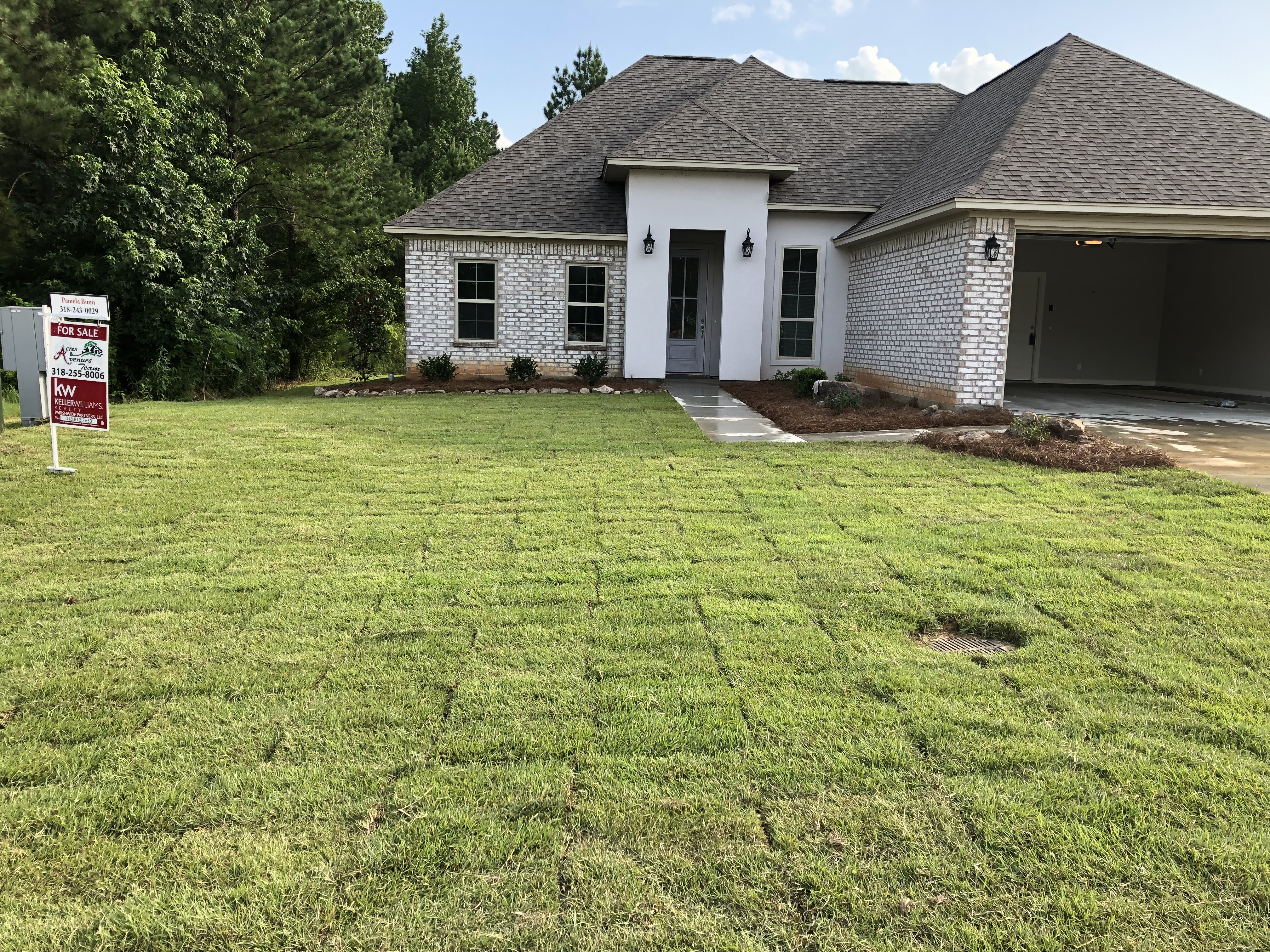 Sod installation job we did in Ruston