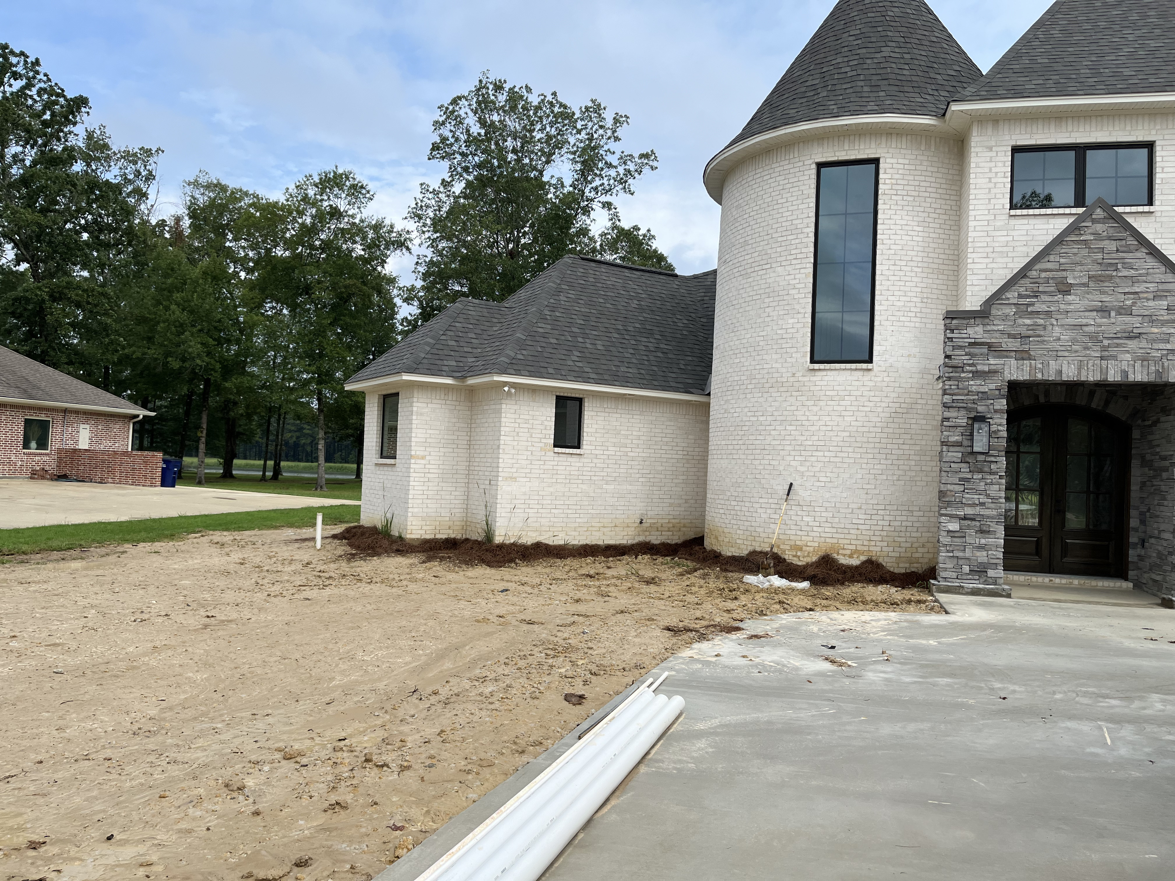 dirt graded and ready for sod!