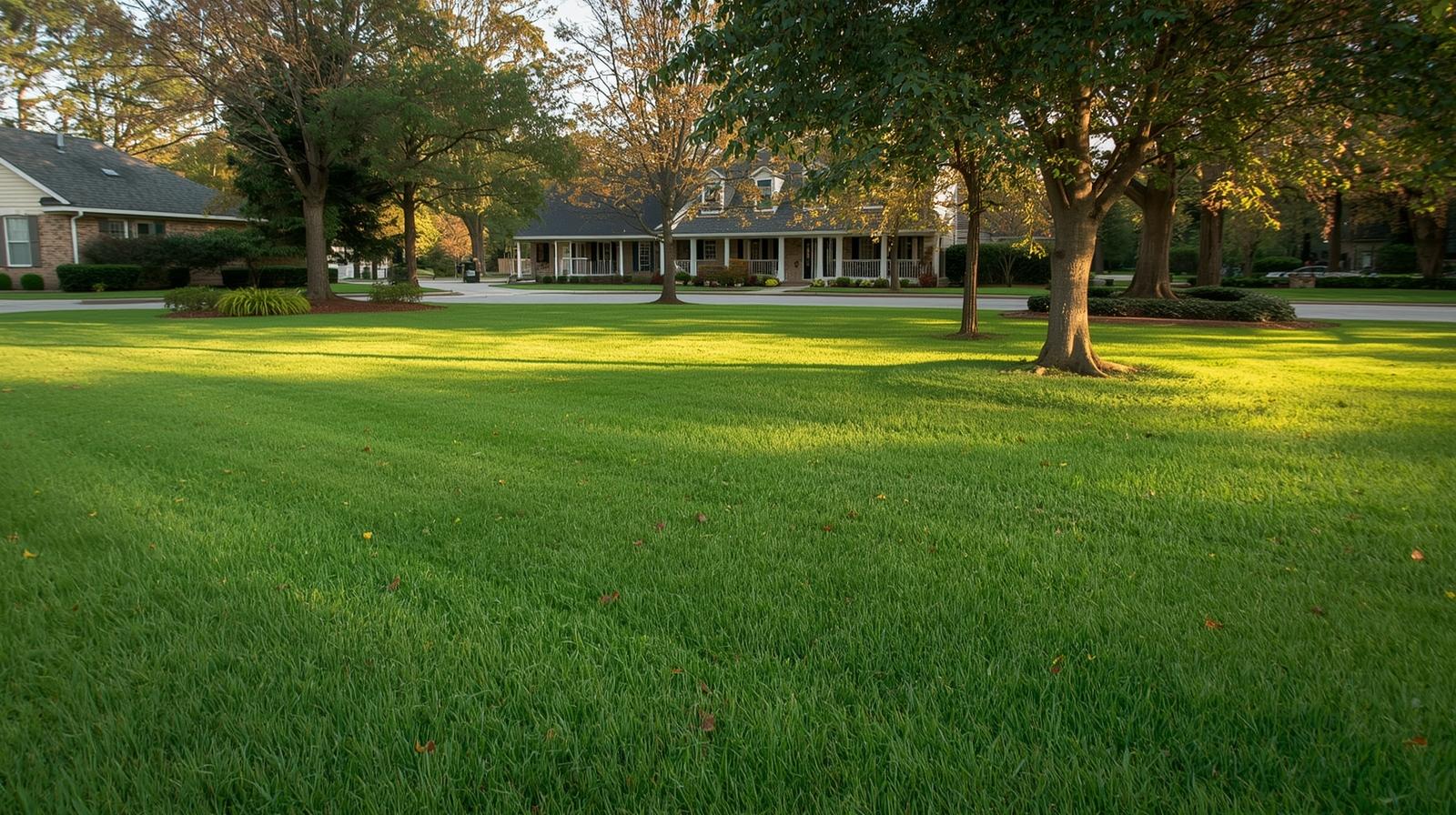 Fall yard in Ruston, LA
