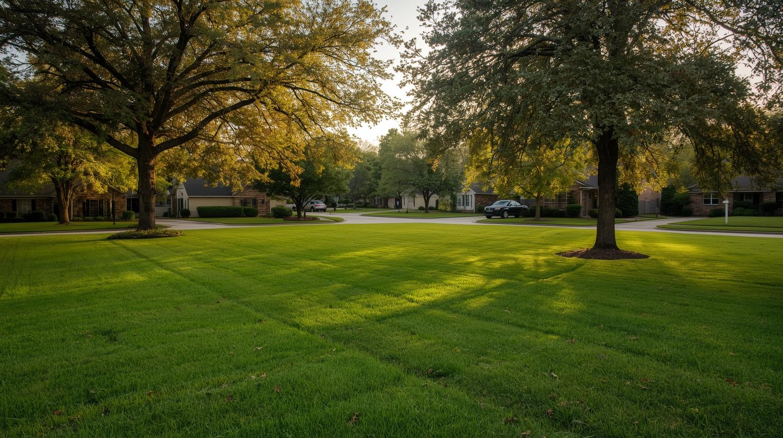 Landscaped Yard in Ruston LA