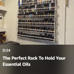 Great essential oil storage rack.