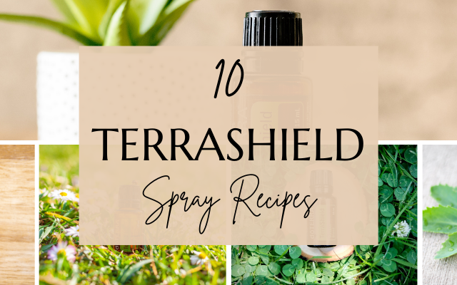 Bug repellent recipes using TerraShield