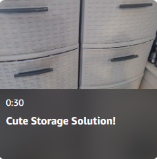 Great storage solution.