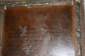 back of the painting back of the painting