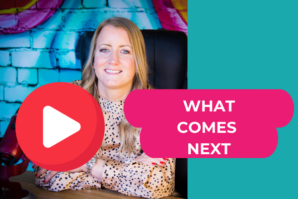 YouTube thumbnail with a photo of Helen Tudor and the text "What comes next" YouTube thumbnail with a photo of Helen Tudor and the text "What comes next"