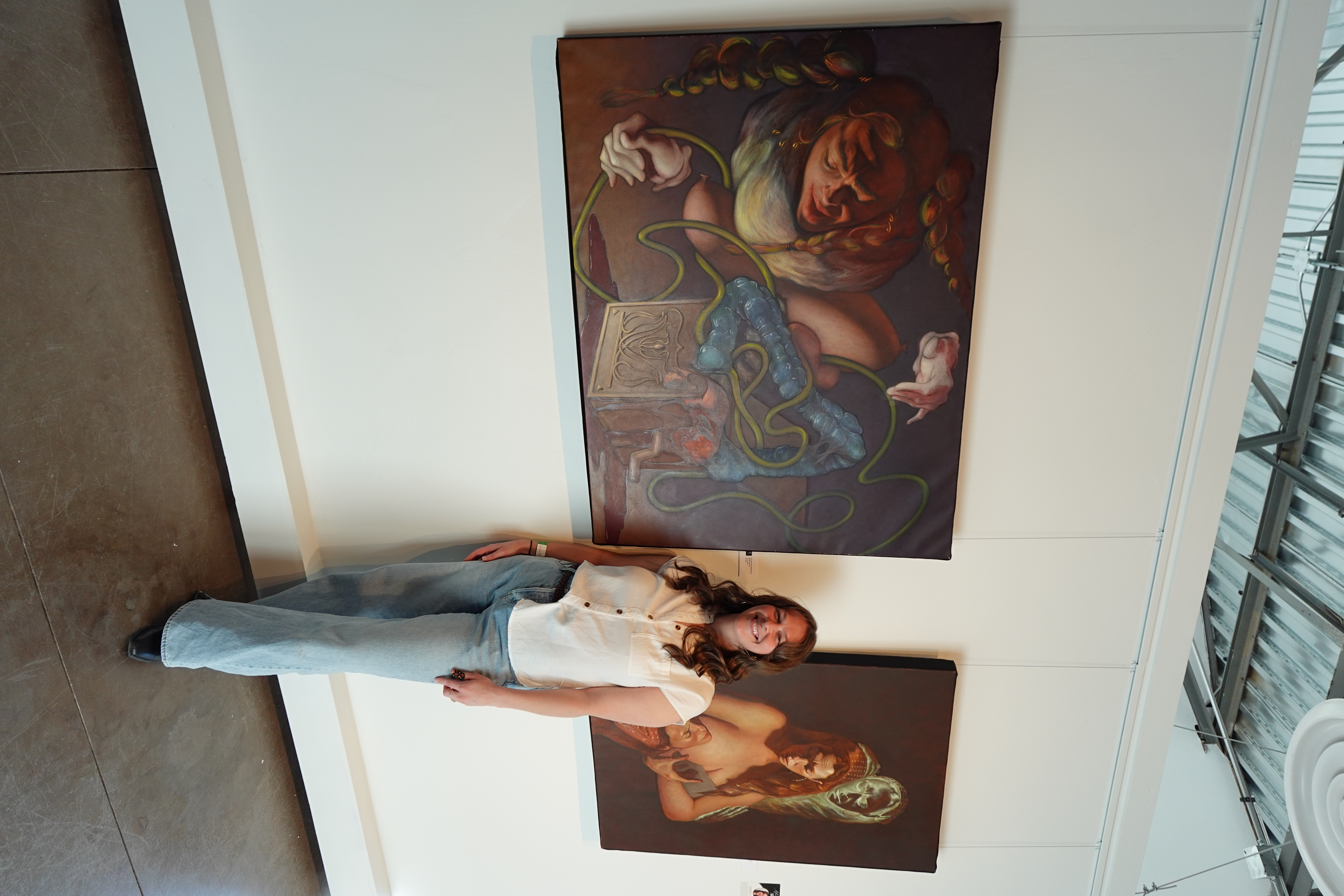 katinka van dyk with pop goes her endometrioma and ambiguous loss on display at create galley and frames in garden city idaho katinka van dyk with pop goes her endometrioma and ambiguous loss on display at create galley and frames in garden city idaho