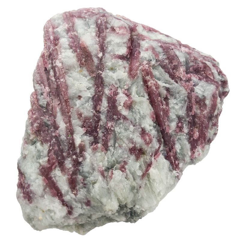 raw pink tourmaline, October birthstone