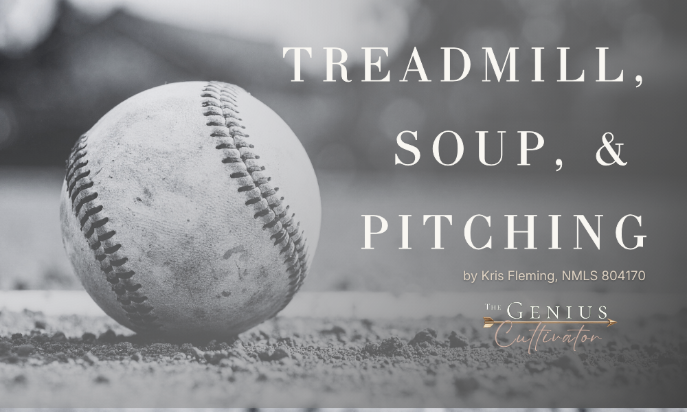 Entrepreneur mindset coaching by Kris Fleming of The Genius Cultivator, featuring a baseball perspective shift for business owners.