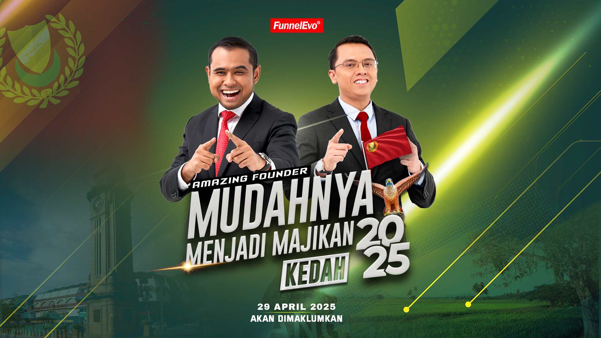 Tiket [General RM29] Amazing Founder Kedah 2025 (M)