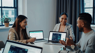 Equipo moderno de atención al cliente analizando el rendimiento de su empresa en ReclameAQUI Brasil, integrando soluciones con inteligencia artificial para mejorar la reputación empresarial. en la plataforma. Equipo moderno de atención al cliente analizando el rendimiento de su empresa en ReclameAQUI Brasil, integrando soluciones con inteligencia artificial para mejorar la reputación empresarial. en la plataforma.