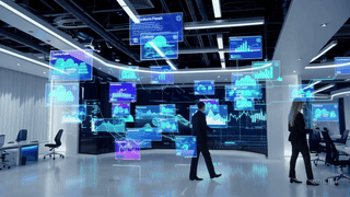 Ejecutivo monitoreando métricas para evaluar la efectividad de estrategias “cliente primero” en la empresa. Ejecutivo monitoreando métricas para evaluar la efectividad de estrategias “cliente primero” en la empresa.