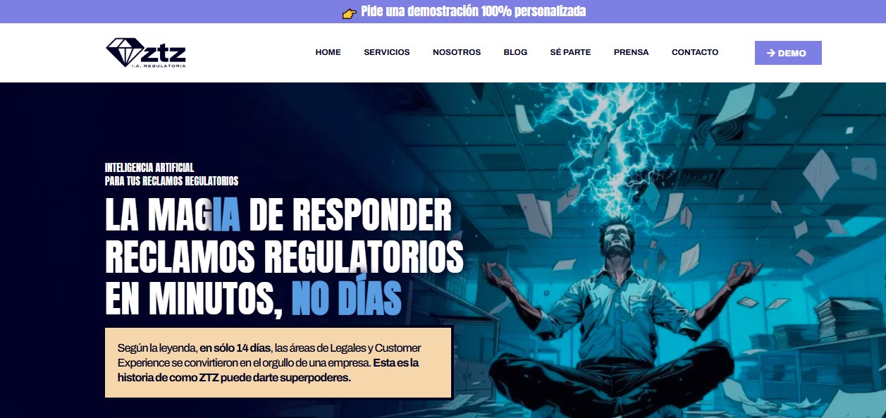 ZTZ: plataforma líder en Chile, destacada como una de las mejores herramientas con inteligencia artificial para gestionar reclamos regulatorias a gran escala. ZTZ: plataforma líder en Chile, destacada como una de las mejores herramientas con inteligencia artificial para gestionar reclamos regulatorias a gran escala.