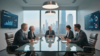 Comité ejecutivo discutiendo errores críticos de compliance y KPIs de cumplimiento normativo empresarial. Comité ejecutivo discutiendo errores críticos de compliance y KPIs de cumplimiento normativo empresarial.