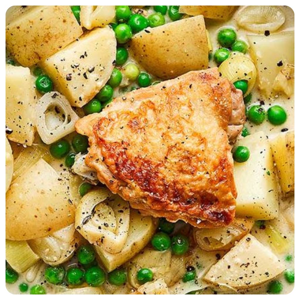 chicken and spring veg chicken and spring veg