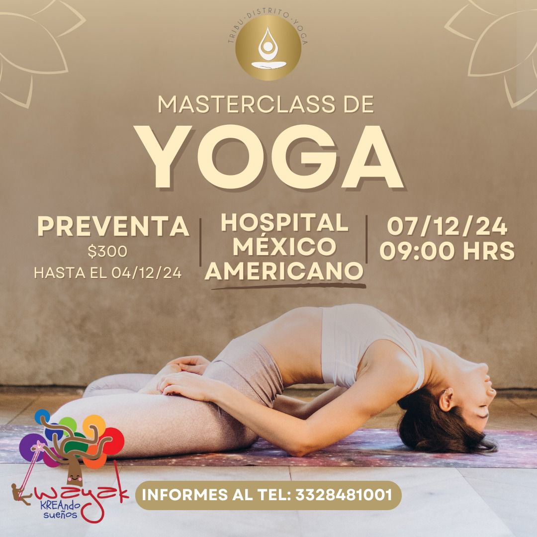 ¡Únete a nuestra Masterclass de Yoga y descubre sus beneficios!