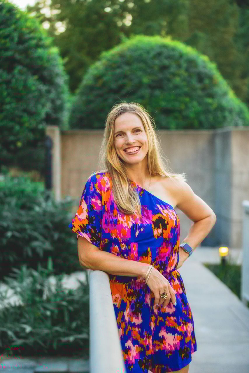 Liz Jolley smiling in nature