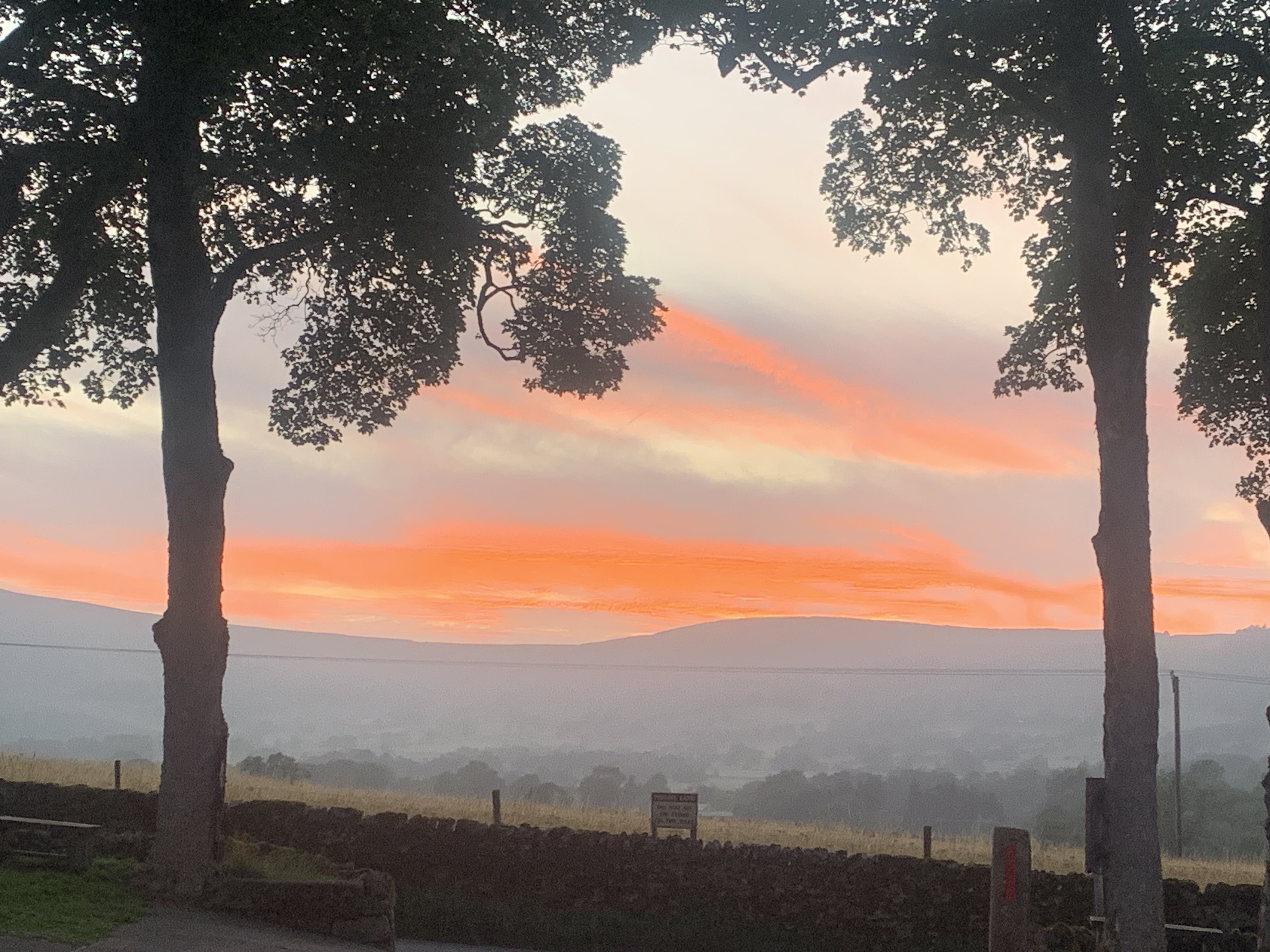 Sunset Over Mam Torr Ridge 