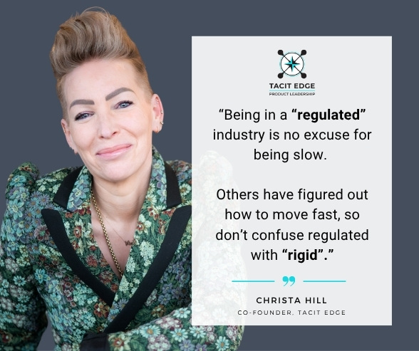 Being regulated is no excuse for slow Christa Hill Being regulated is no excuse for slow Christa Hill