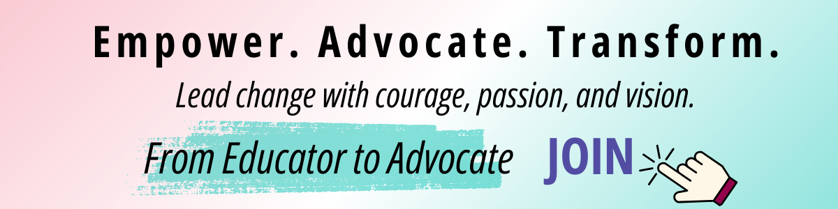 From Educator To Advocate Course From Educator To Advocate Course