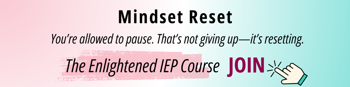 the enlightened iep course, iep course, advocacy, sped, special education the enlightened iep course, iep course, advocacy, sped, special education