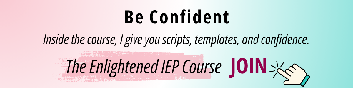 the enlightened iep, the iep course, sped, special education, advocacy the enlightened iep, the iep course, sped, special education, advocacy