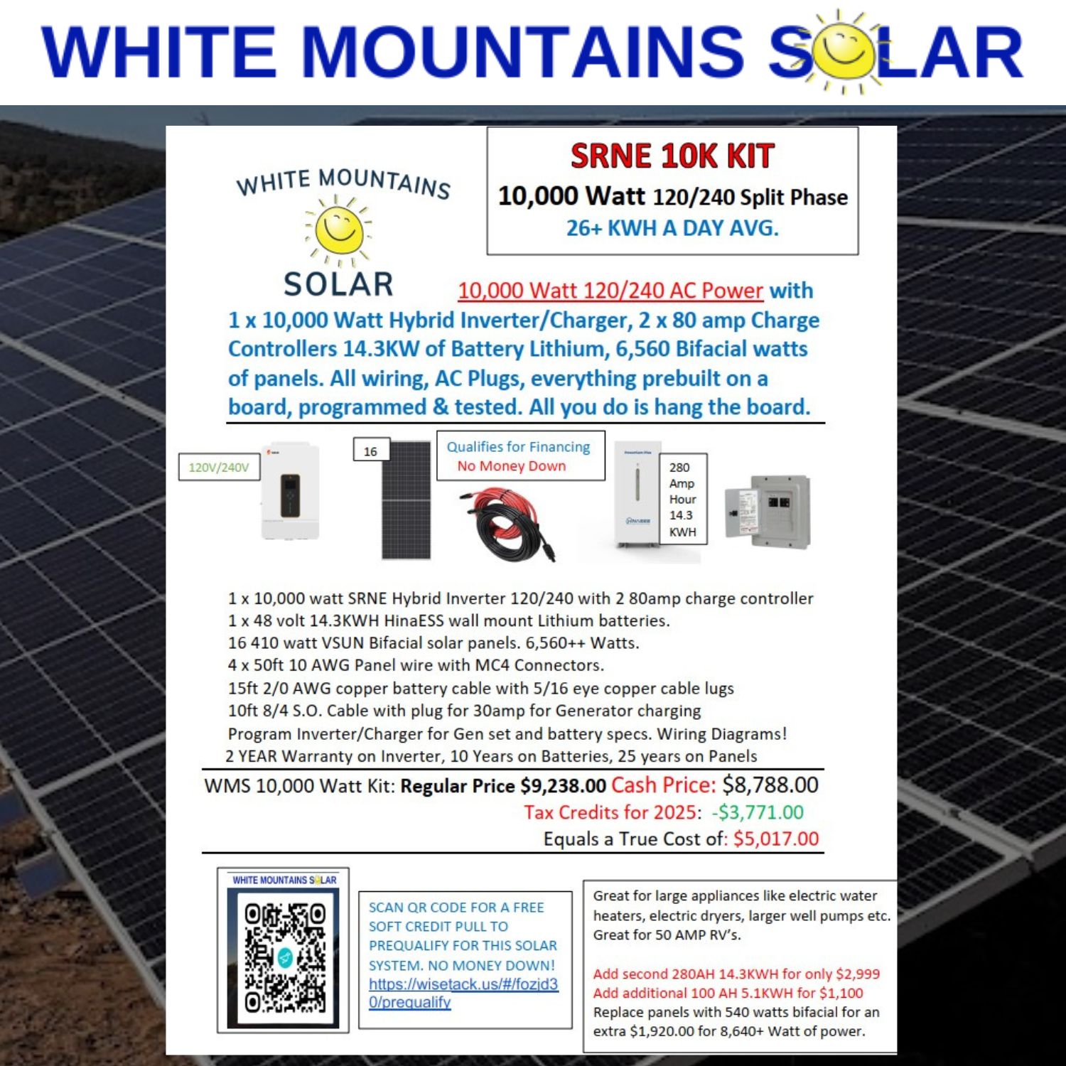 5000w powerful deals at White Mountains Solar 5000w powerful deals at White Mountains Solar