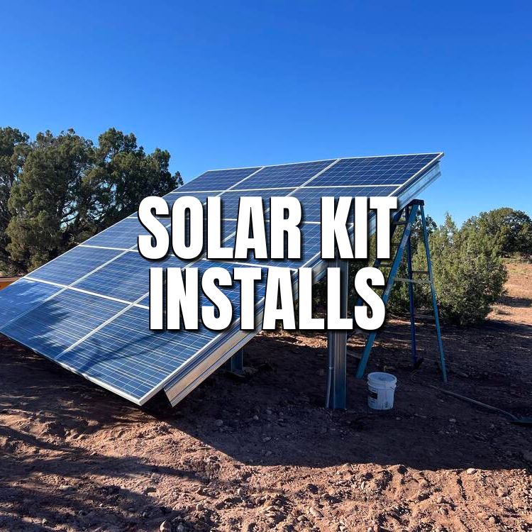 Solar panel installation in Vernon, Arizona
