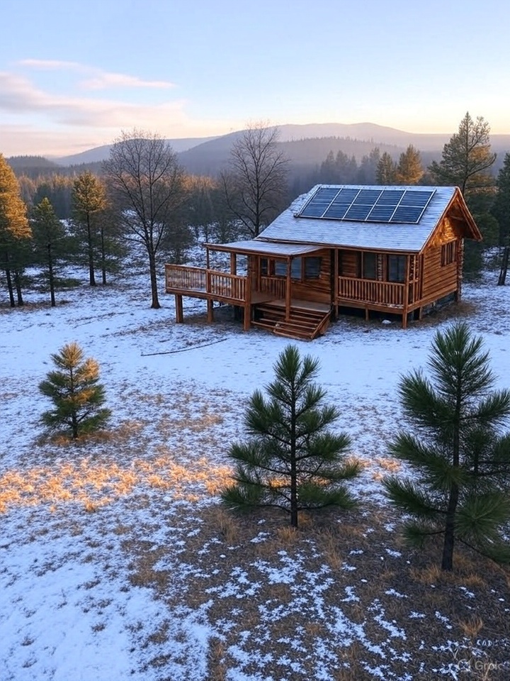 ai gen off grid cabin w solar ai gen off grid cabin w solar