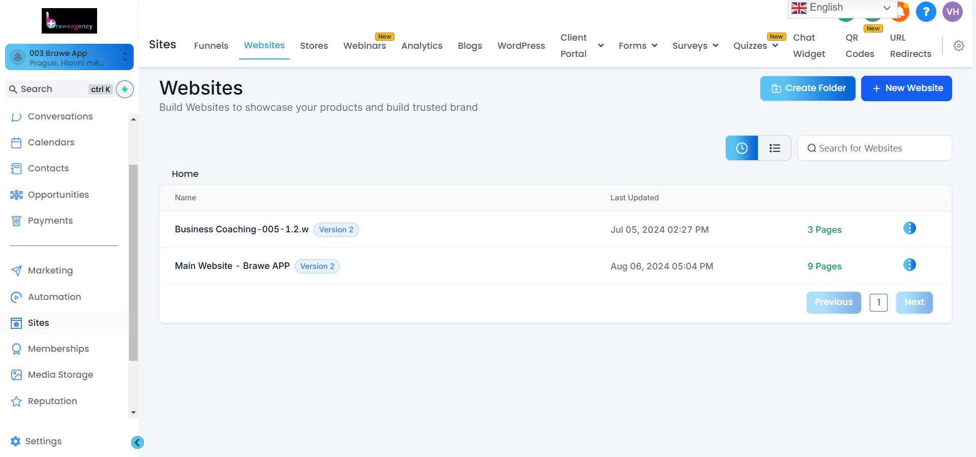 Attribution Report visualization