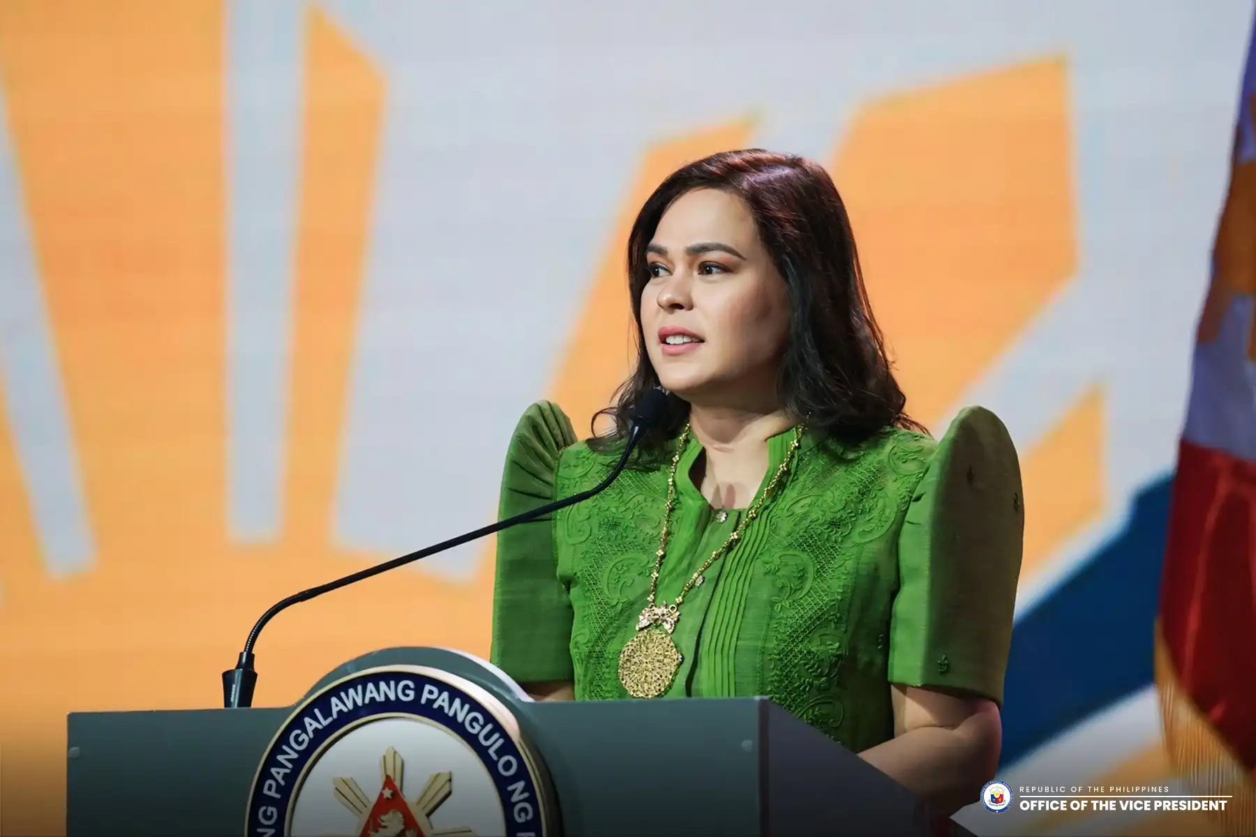 Vice President Sara Duterte speaking during a video address, vowing to continue fighting against greed in government while presenting the OVP’s 2025 accomplishments. Vice President Sara Duterte speaking during a video address, vowing to continue fighting against greed in government while presenting the OVP’s 2025 accomplishments.