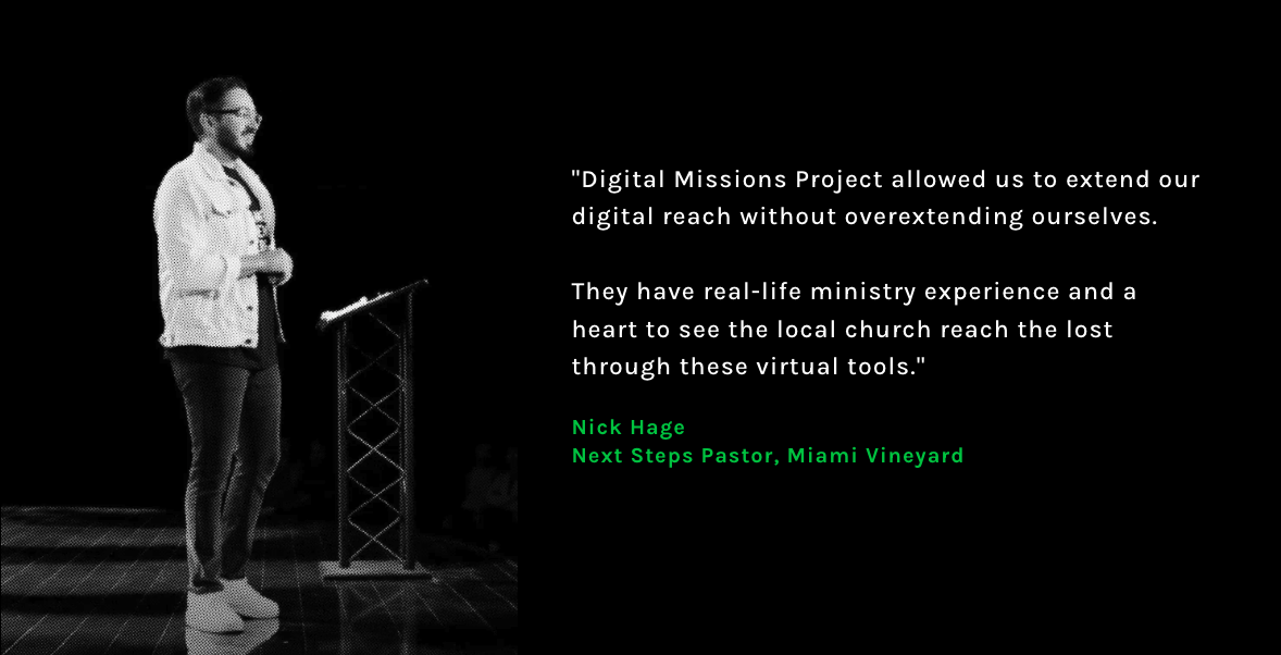 Testimonial from The Miami Vineyard Testimonial from The Miami Vineyard